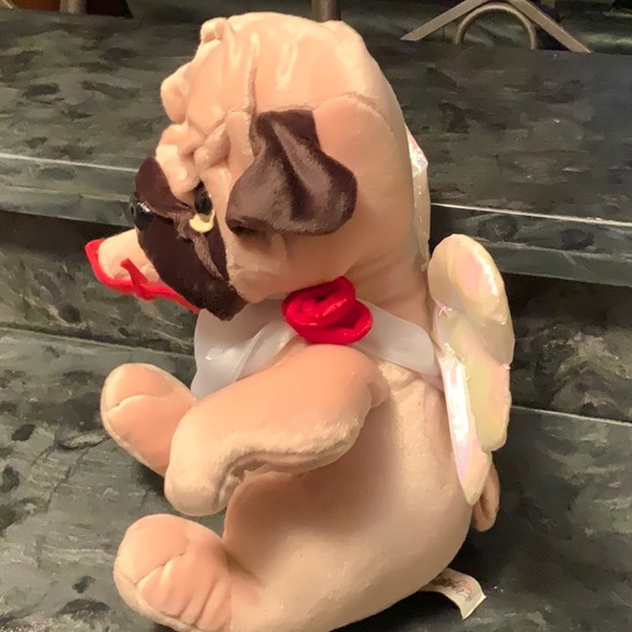 Valentine’s Day Cupid plush pug - Picture 4 of 6